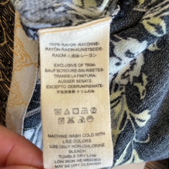 Free People catch me if you can cheetah boho long sleeve v neck size XS - Picture 7 of 9